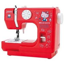Janome Hello Kitty Sewing Machine 11706 Sew Pretty With Hello Kitty -  Working