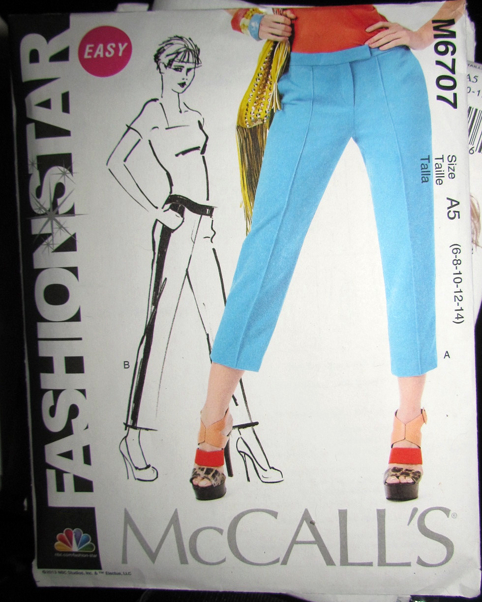 McCall’s Fashion Star M6707 – Misses’ Pants