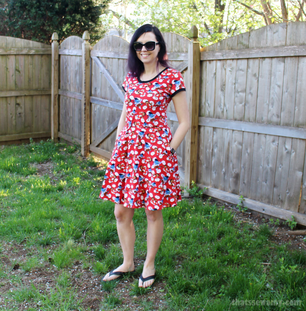 Kitschy Coo – Lady Skater Dress – That's Sew Amy